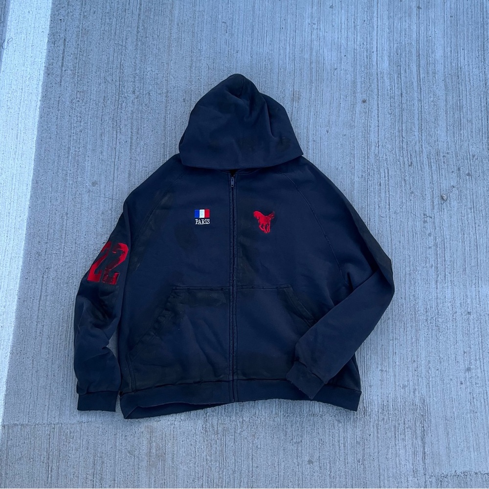 Balenciaga & Ralph Lauren Zip Hoodie